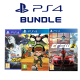 PS4 Game Bundle – Naruto Shippuden: Ultimate Ninja Storm 4 + Ben 10 + The Crew 2 - R2