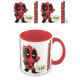 DEADPOOL marvel (from awesome to gruesome) red inner mug