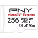 PNY microSD™ Express 256GB UHS-I U3 V30 A1 microSDXC Flash Memory Card (Nintendo Switch 2 Compatible)