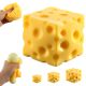 Cheese Block Squeeze Toy,Squishies Stress Relief Fidget Toys