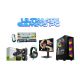 KGAMING Gaming PC Bundle – Intel i5-12400F, ZOTAC RTX 5050 8GB, 16GB DDR4, 1TB NVMe, 600W PSU, 25” 280Hz Monitor + Headset + Keyboard/Mouse Combo
