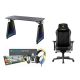 KGAMING Ultimate Gaming Setup Bundle – Comfy Gamer Chair, Cosmos RGB Gamer Desk & 4-in-1 Gaming Combo (Keyboard, Mouse, Mousepad, Headset)