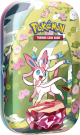 Pokemon Trading Cards: Scarlet & Violet Prismatic Evolution Sylveon Mini Tin - Random 1 Piece