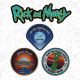 Rick & Morty Limited Edition Triple Set of Pins