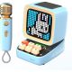 Divoom DitooMic Bluetooth Speaker Microphone Karaoke Function - Blue